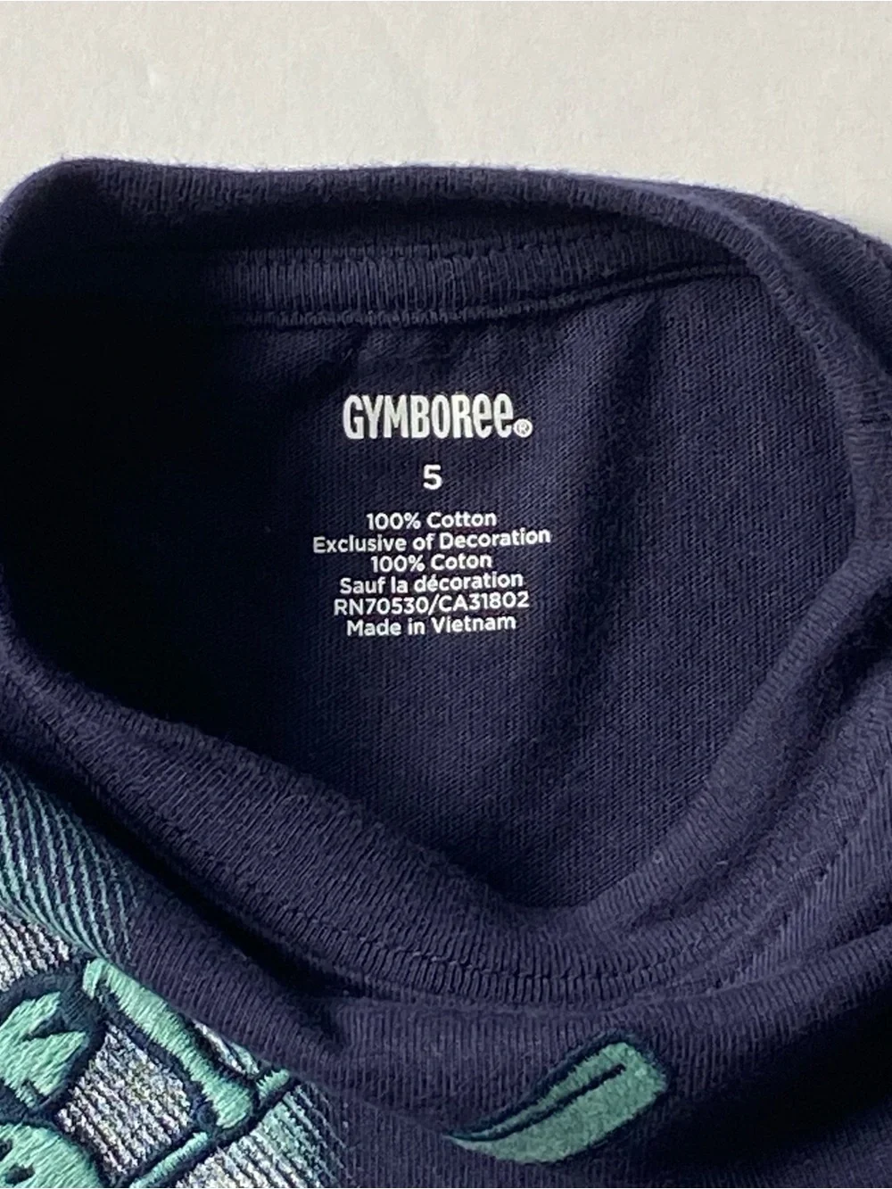 Kayak Shirt Size 5 Gymboree Navy Blue NWOT Boat River Ocean Beach Sporty Cotton